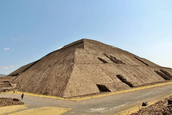 Άποψη Του Teotihuacan Μια Αρχαία Πόλη Στο Μεξικό — Φωτογραφία Αρχείου