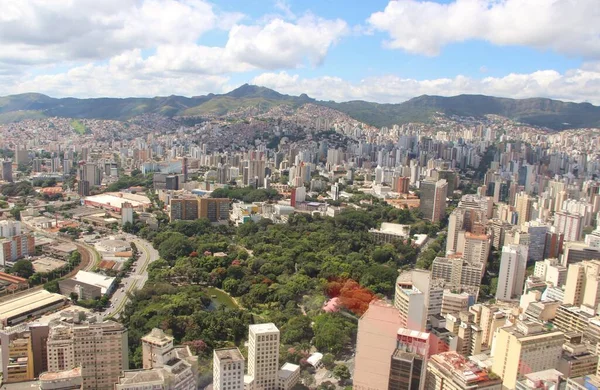 Bella Vista Aerea Della Città Belo Horizonte Brasile — Foto Stock