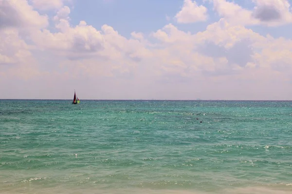 Vista Panorámica Del Mar Caribe — Foto de Stock