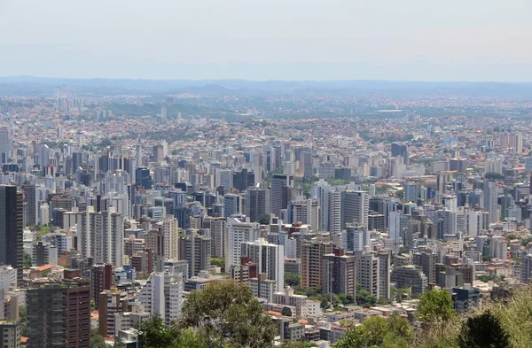 Flygfoto Över Staden Belo Horizonte Brasilien — Stockfoto