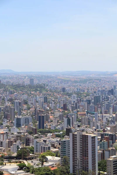 Vista Aérea Urbana Cidade Belo Horizonte Brasil — Fotografia de Stock