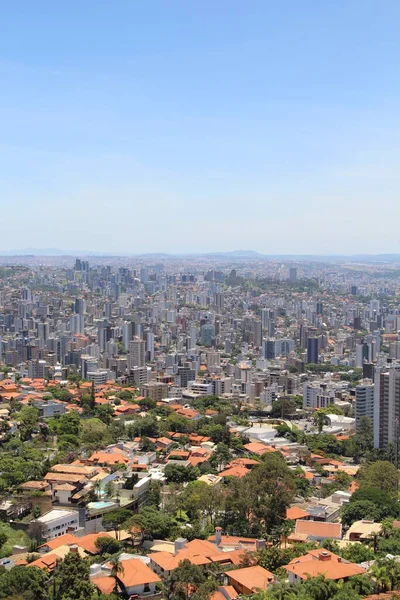 Vista Aérea Urbana Cidade Belo Horizonte Brasil — Fotografia de Stock