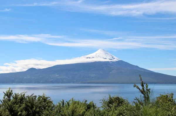 Scenic View Vulkán Chile — Stock Fotó