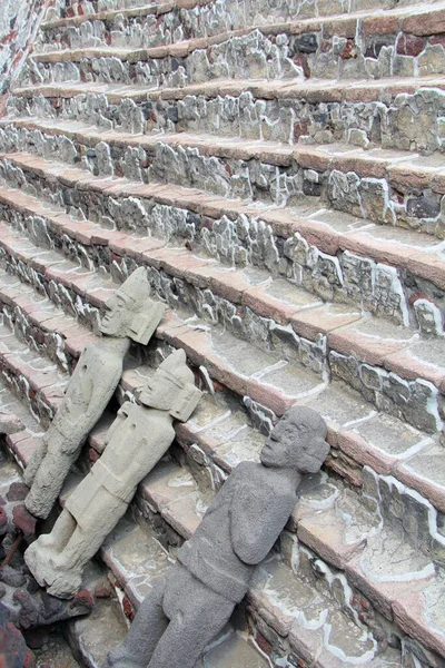 Primeros Planos Las Ruinas Del Templo Ciudad México — Foto de Stock