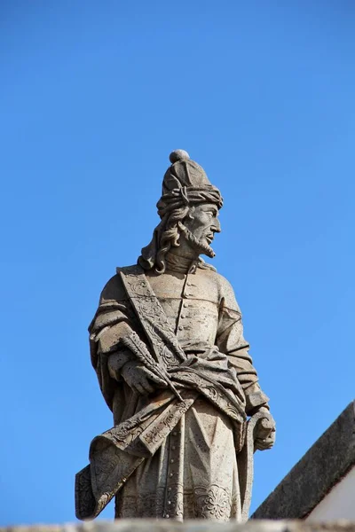 Vista Diferentes Estatuas Profetas Cristianos Bon Jesus Matosinhos Iglesia Rococó —  Fotos de Stock