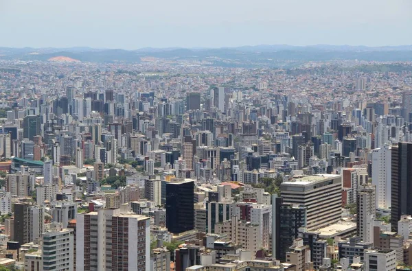 Vista Aérea Urbana Ciudad Belo Horizonte Brasil —  Fotos de Stock