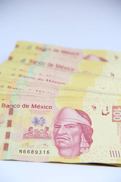 Mexican Money Close View — Stock Photo, Image