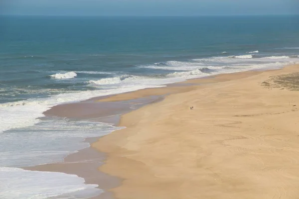 Das Meer Auf Der Stadt Naraze Portugal — Stockfoto