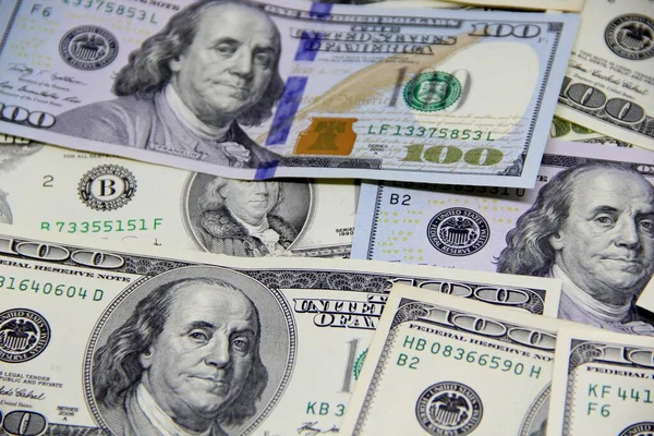 Amerikan doları banknotları yakın plan görüntüsü