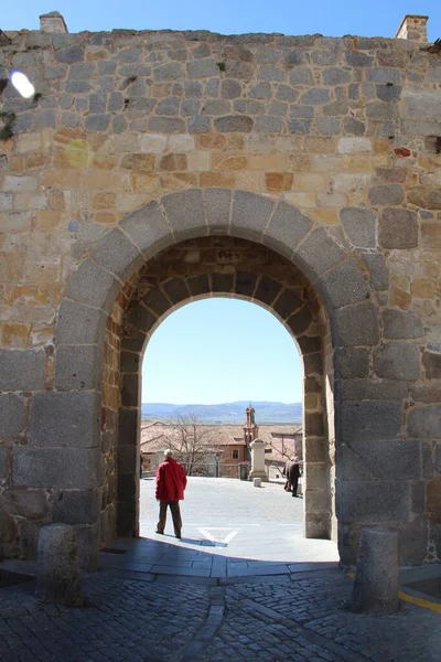 Blick Auf Die Mittelalterliche Stadt Avila Spanien — Stockfoto