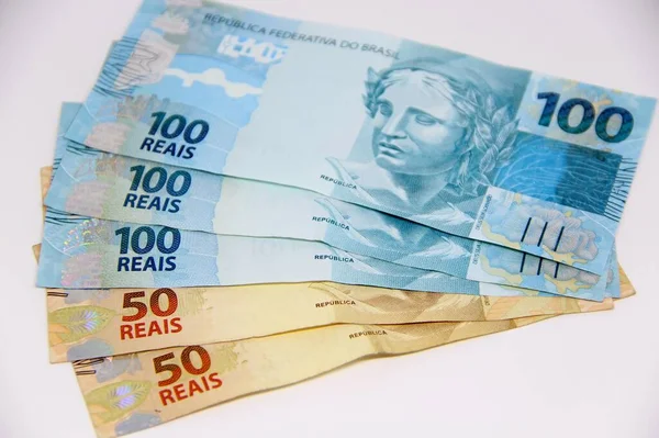 Brazilian Money Close View — Stock Photo, Image