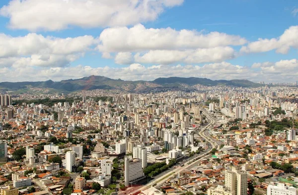 Gyönyörű Légi Kilátás Belo Horizonte Város Brazília — Stock Fotó