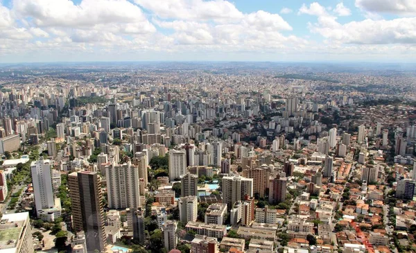 Bella Vista Aerea Della Città Belo Horizonte Brasile — Foto Stock