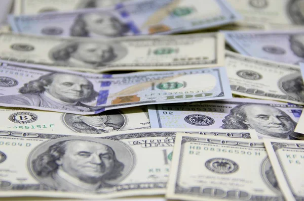 Amerikan doları banknotları yakın plan görüntüsü