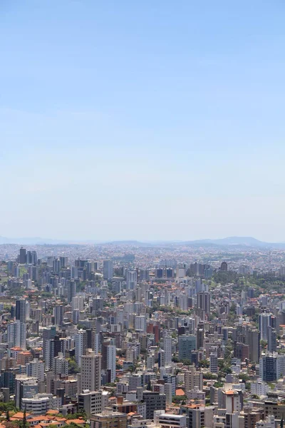 Vista Aérea Urbana Cidade Belo Horizonte Brasil — Fotografia de Stock