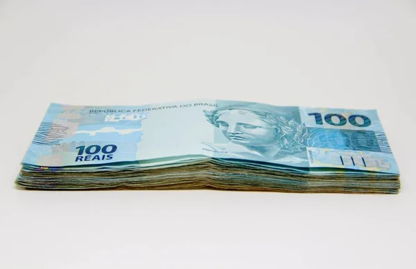 Brazilian Money Close View — Stock Photo, Image