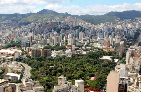 Bella Vista Aerea Della Città Belo Horizonte Brasile — Foto Stock