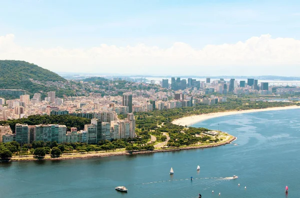 Letecký Pohled Rio Janeiro Brazílie — Stock fotografie