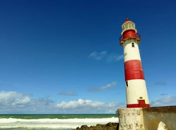 Beautiful View Lighthouse Seashore — Stock Photo, Image