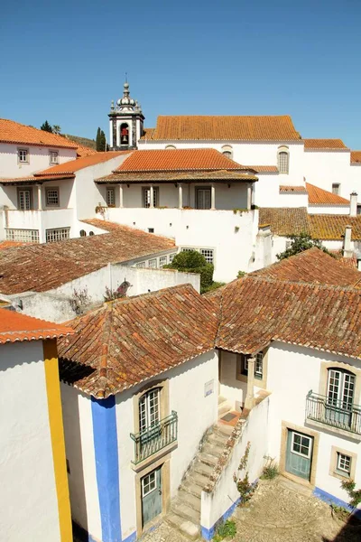 Вид Средневековые Городские Улицы Авила Испания — стоковое фото