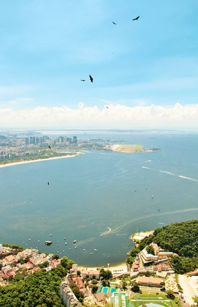 Letecký Pohled Rio Janeiro Brazílie — Stock fotografie