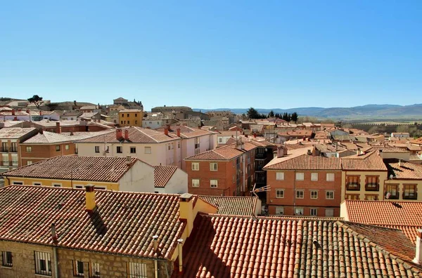 Veduta Della Città Medievale Avila Spagna — Foto Stock