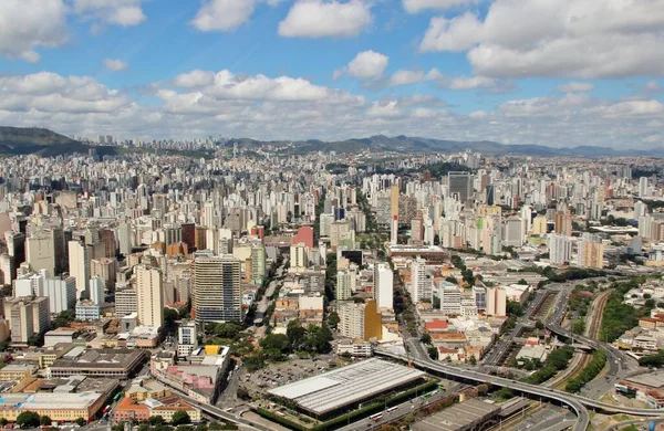 Gyönyörű Légi Kilátás Belo Horizonte Város Brazília — Stock Fotó