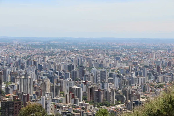 Vista Aérea Urbana Ciudad Belo Horizonte Brasil — Foto de Stock