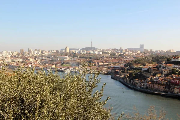 Vista Arquitetura Fachadas Edifícios Ruas Cidade Portuária Porto Portugal — Fotografia de Stock