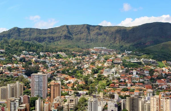 Brezilya 'nın Belo Horizonte şehrinin güzel hava manzarası