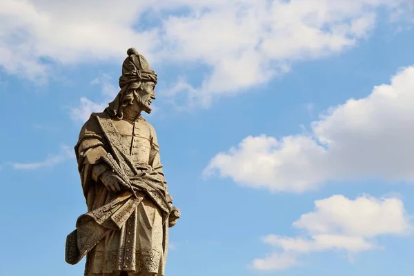 Вид Статуи Различных Христианских Пророков Бон Жезус Матосиньюс Церкви Рококо — стоковое фото