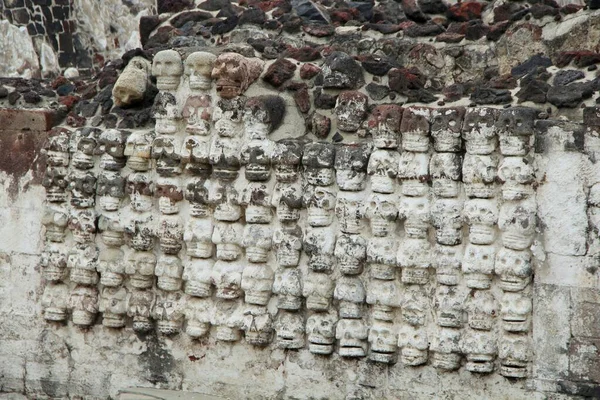 Närbild Tempel Ruiner Mexiko Stad — Stockfoto
