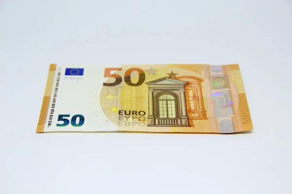 Dinheiro Euros Vista Close Dinheiro Euros — Fotografia de Stock