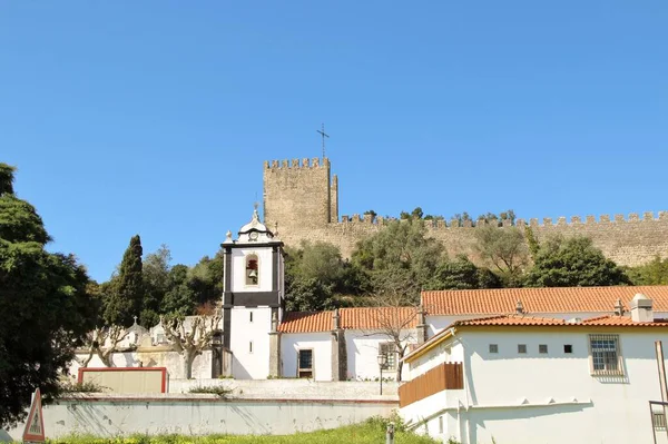 Utsikt Över Medeltida Stadsgator Avila Spanien — Stockfoto