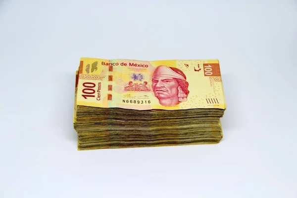 Mexican Money Close View — Stock Photo, Image