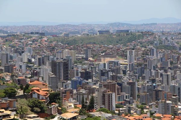 Brezilya Nın Belo Horizonte Kentinin Havadan Görünüşü — Stok fotoğraf