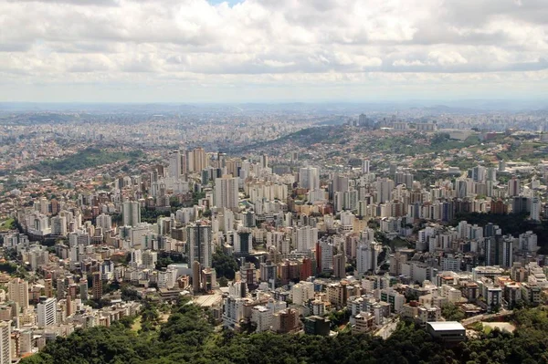 Krásný Letecký Výhled Město Belo Horizonte Brazílie — Stock fotografie