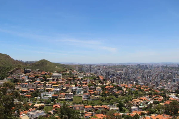 Εναέρια Αστική Άποψη Πόλη Belo Horizonte Βραζιλία — Φωτογραφία Αρχείου