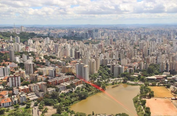 Beautiful Aerial View Belo Horizonte City Brazil — Stock Photo, Image