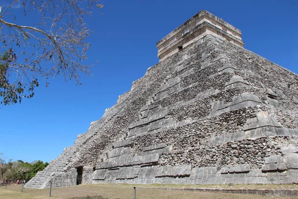 Мексика Піраміда Єкт Всесвітньої Спадщини — стокове фото