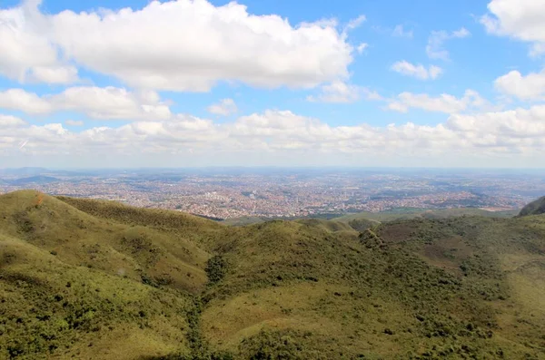 Brezilya 'nın Belo Horizonte şehrinin güzel hava manzarası