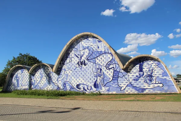 Brazil Prosince Vnější Pohled Kostel Františka Assisi Prosince 2016 Belo — Stock fotografie