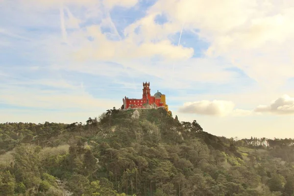 Sintra, Portekiz 'deki saray. Ünlü simge.