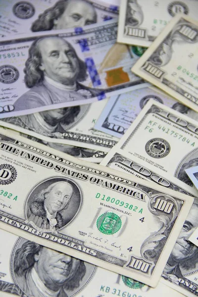 Amerikan doları banknotları yakın plan görüntüsü
