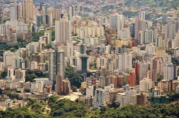 Bella Vista Aerea Della Città Belo Horizonte Brasile — Foto Stock