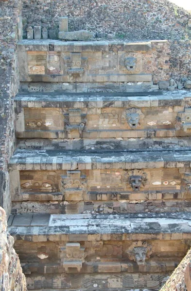 Vista Teotihuacan Uma Cidade Antiga México — Fotografia de Stock