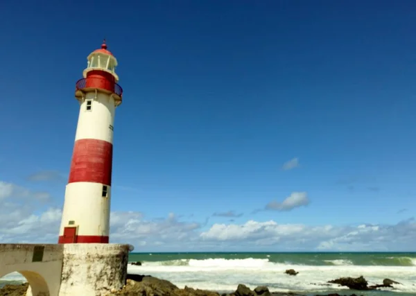 Beautiful View Lighthouse Seashore — Stock Photo, Image