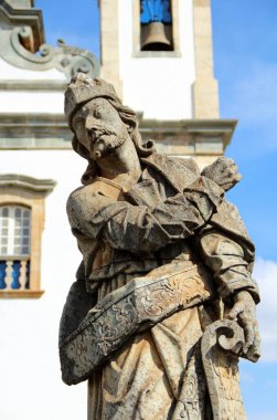 18. yüzyılın ikinci yarısında Bon Jesus de Matosinhos 'daki farklı Hıristiyan peygamberlerin heykelleri, Brezilya' nın Kongonhas şehrinde Haç Yolu 'na adanmış rokoko kilisesi. 