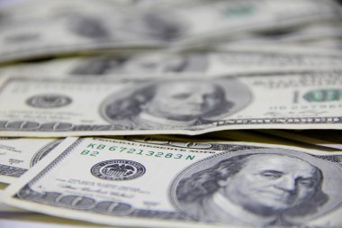 Amerikan doları banknotları yakın plan görüntüsü
