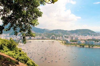 Rio de Janeiro, Brezilya 'nın hava manzarası